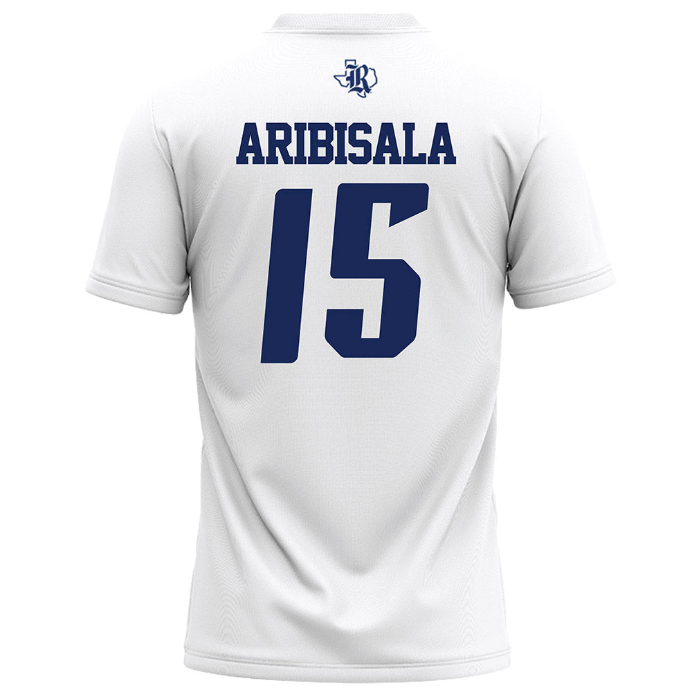 Rice - NCAA Football : Matthew Aribisala - White Football Jersey-1