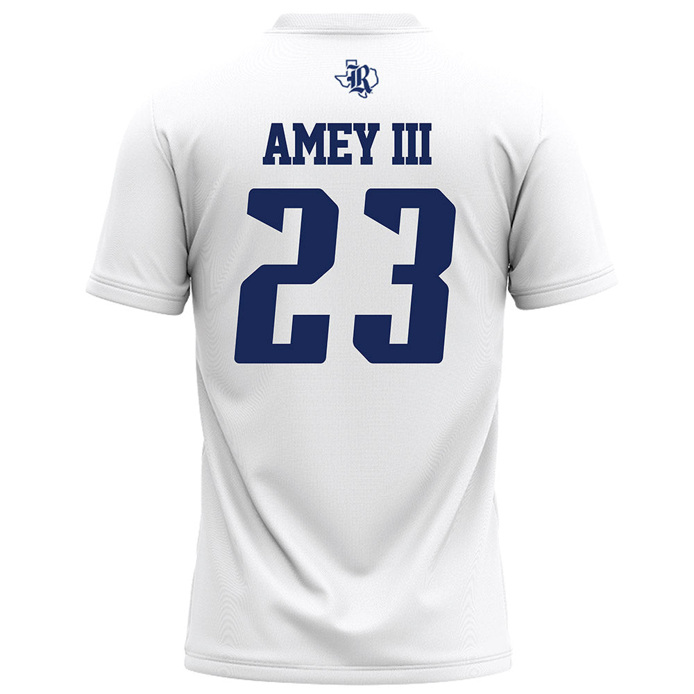Rice - NCAA Football : Michael Amey III - White Football Jersey-1
