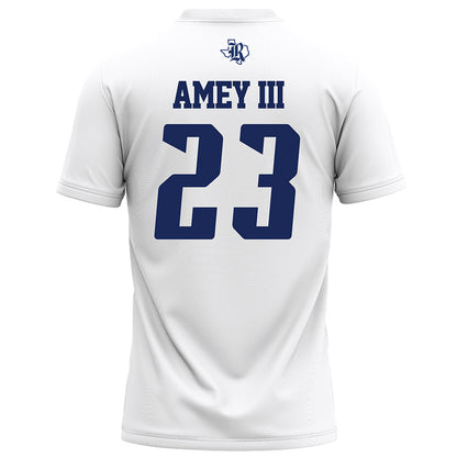 Rice - NCAA Football : Michael Amey III - White Football Jersey-1