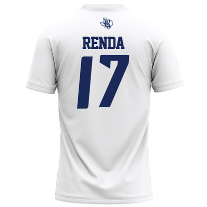Rice - NCAA Football : Jake Renda - White Football Jersey-1