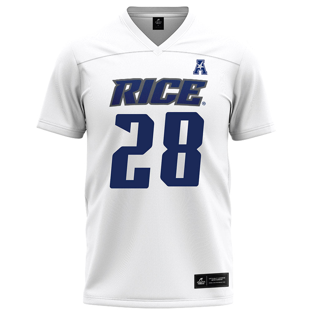 Rice - NCAA Football : Enock Gota - White Football Jersey-0