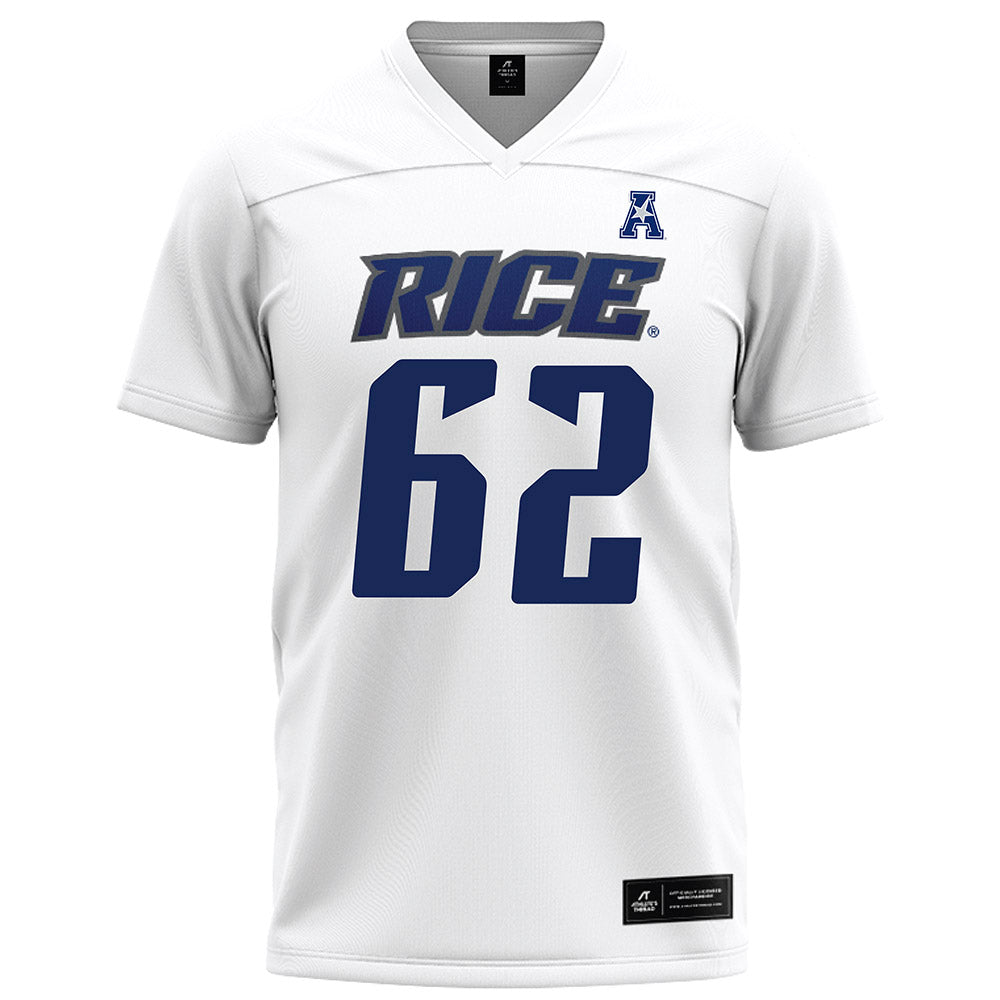 Rice - NCAA Football : Cullen Witt - White Football Jersey-0