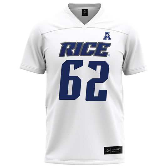 Rice - NCAA Football : Cullen Witt - White Football Jersey-0