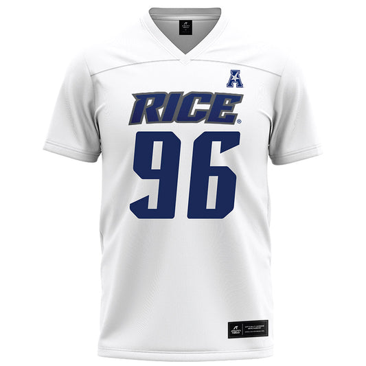 Rice - NCAA Football : Dillan Botts - White Football Jersey-0