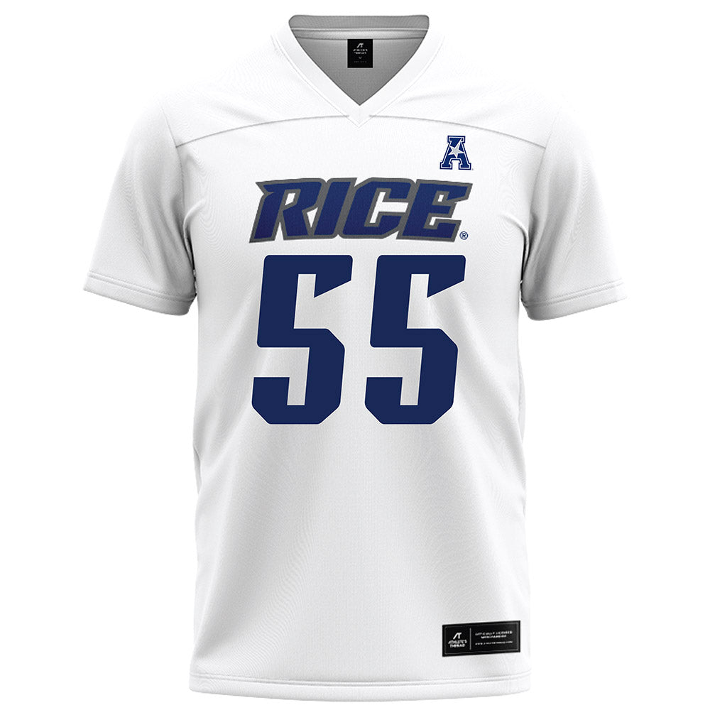 Rice - NCAA Football : CJ Witten - White Football Jersey-0