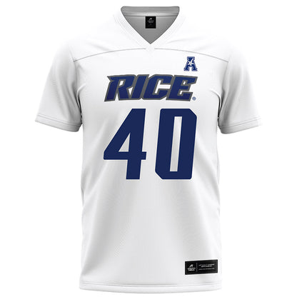 Rice - NCAA Football : Jayden Cupitt - White Football Jersey-0