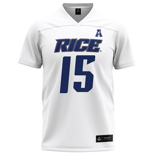 Rice - NCAA Football : Matthew Aribisala - White Football Jersey-0