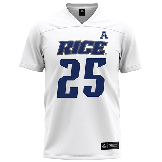 Rice - NCAA Football : Caden VerMaas - White Football Jersey-0