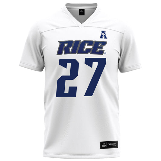 Rice - NCAA Football : Dionne Sims - White Football Jersey-0