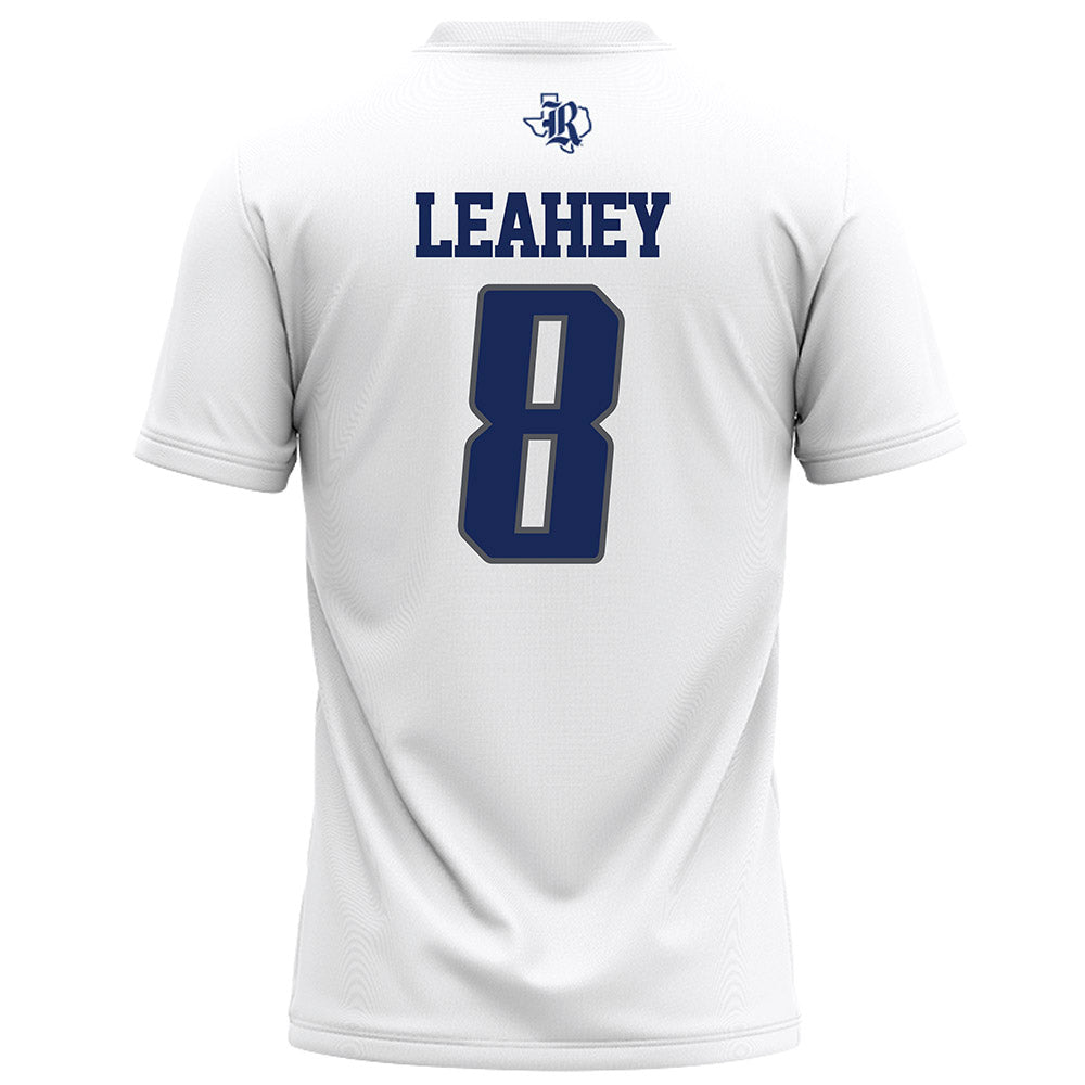 Rice - NCAA Football : Colin Leahey - White Football Jersey-1