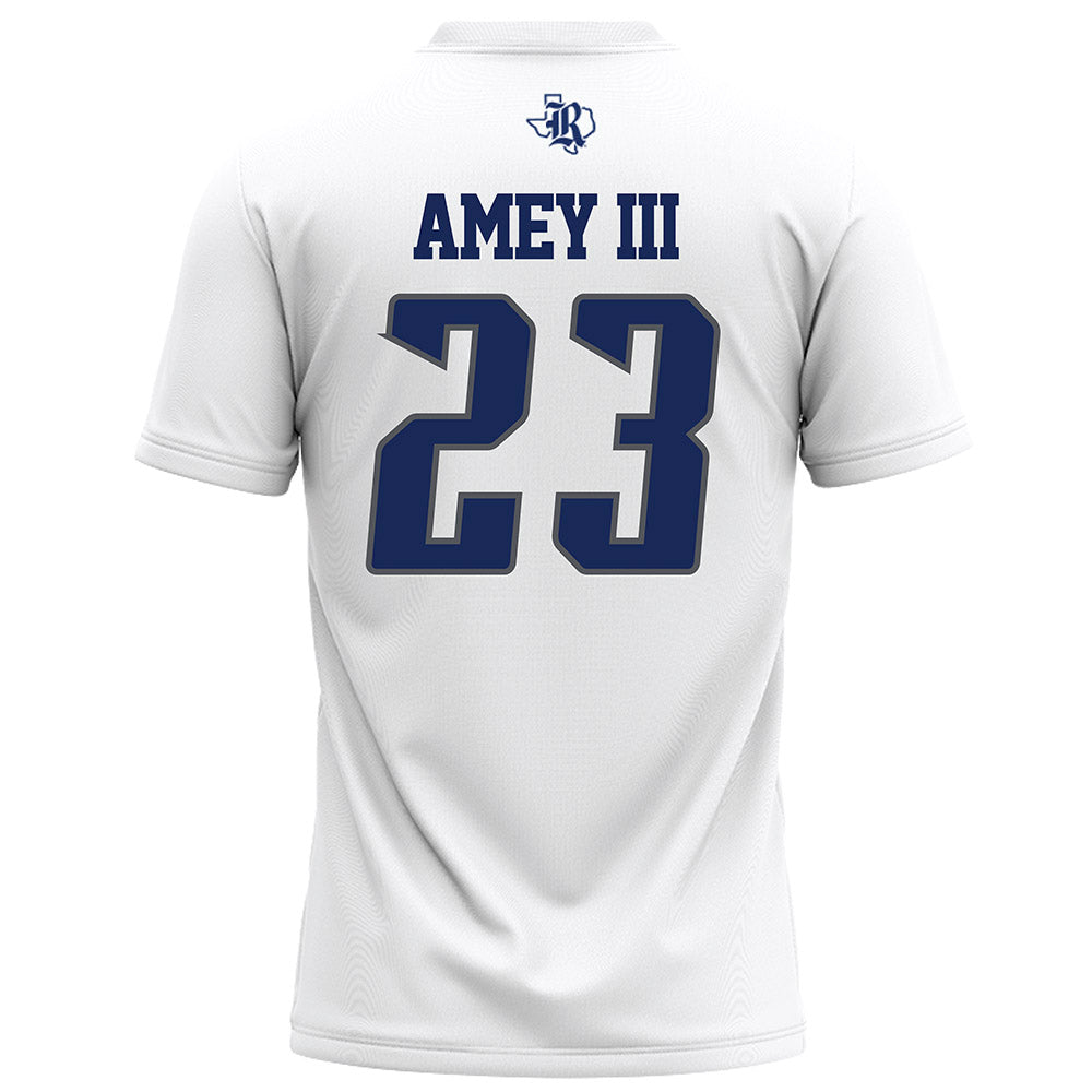 Rice - NCAA Football : Michael Amey III - White Football Jersey-1