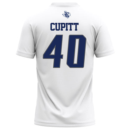 Rice - NCAA Football : Jayden Cupitt - White Football Jersey-1