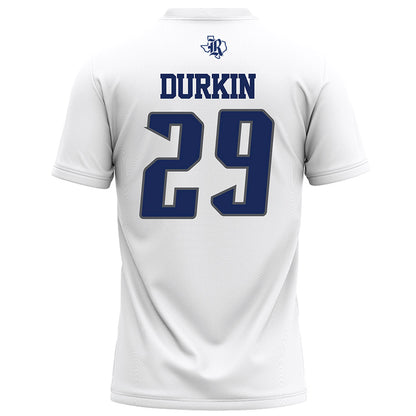 Rice - NCAA Football : Charlie Durkin - White Football Jersey-1