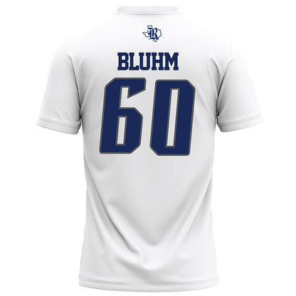 Rice - NCAA Football : Leo Bluhm - White Football Jersey-1