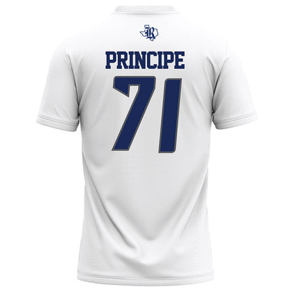 Rice - NCAA Football : Cole Principe - White Football Jersey-1