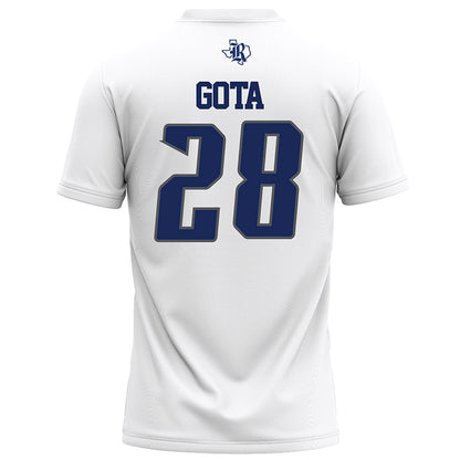 Rice - NCAA Football : Enock Gota - White Football Jersey-1