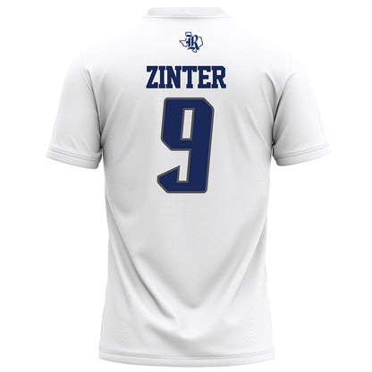 Rice - NCAA Football : Preston Zinter - White Football Jersey-1