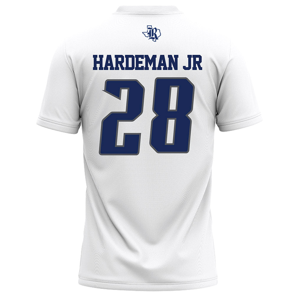 Rice - NCAA Football : D'Andre Hardeman Jr - White Football Jersey-1