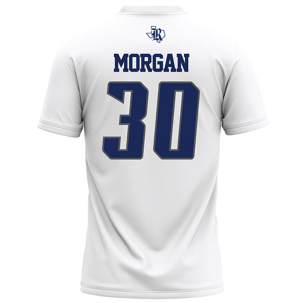 Rice - NCAA Football : Carson Morgan - White Football Jersey-1