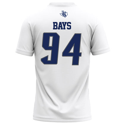 Rice - NCAA Football : Braden Bays - White Football Jersey-1