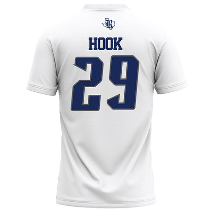 Rice - NCAA Football : Daveon Hook - White Football Jersey-1