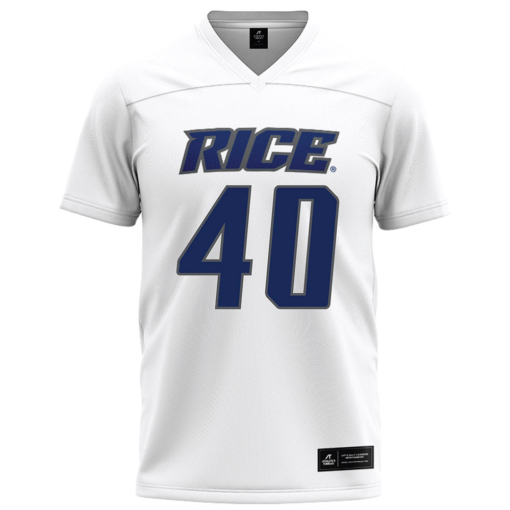 Rice - NCAA Football : Jayden Cupitt - White Football Jersey-0