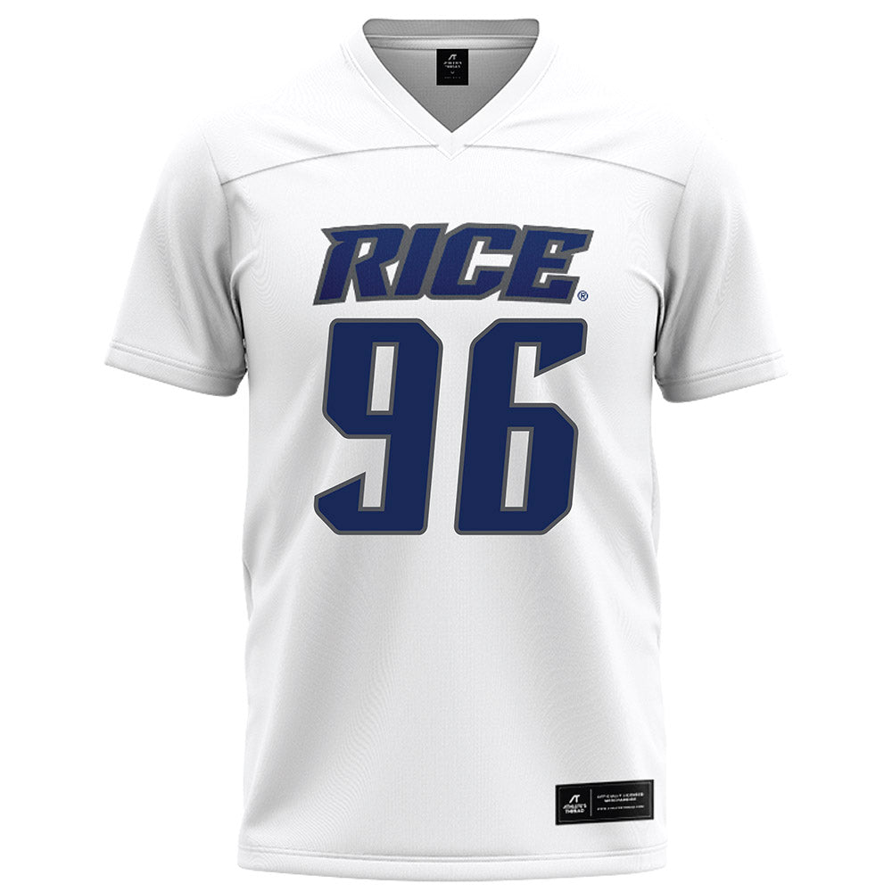 Rice - NCAA Football : Dillan Botts - White Football Jersey-0