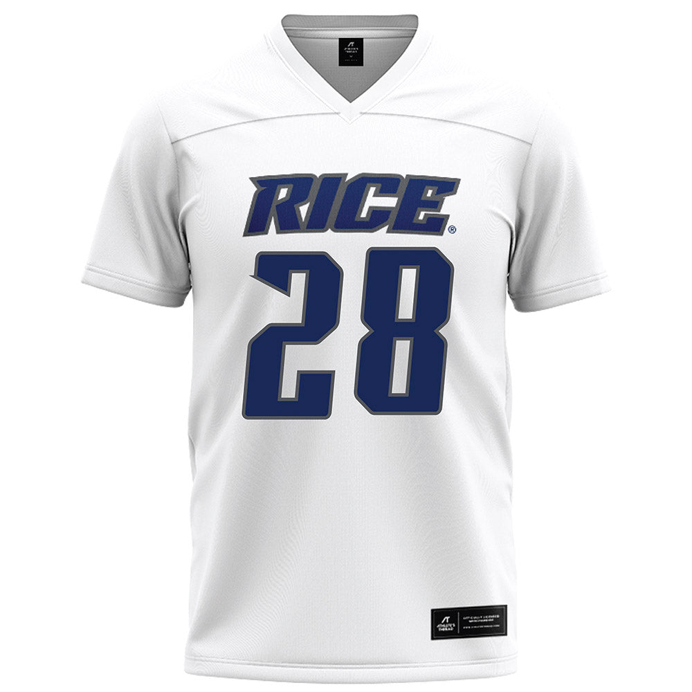 Rice - NCAA Football : Enock Gota - White Football Jersey-0