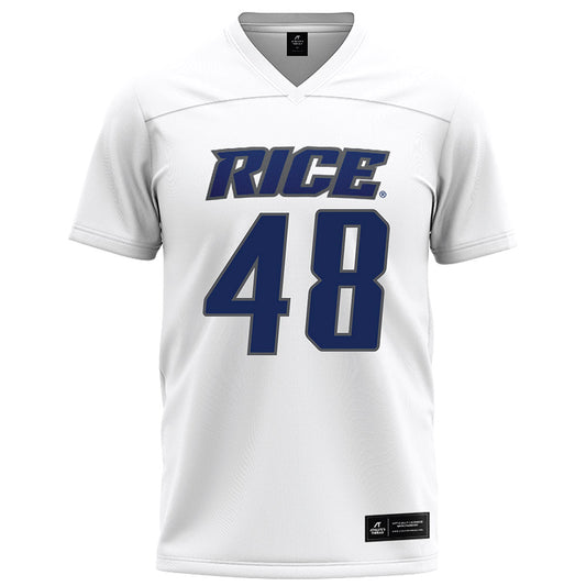 Rice - NCAA Football : Phoenix Derichsweiler - White Football Jersey-0