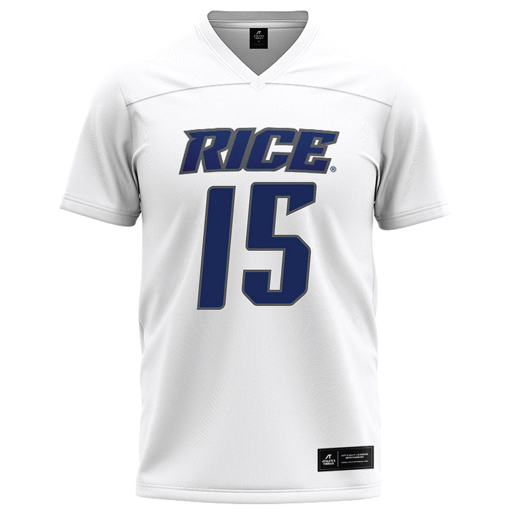 Rice - NCAA Football : Oluwatobi Aribisala - White Football Jersey-0