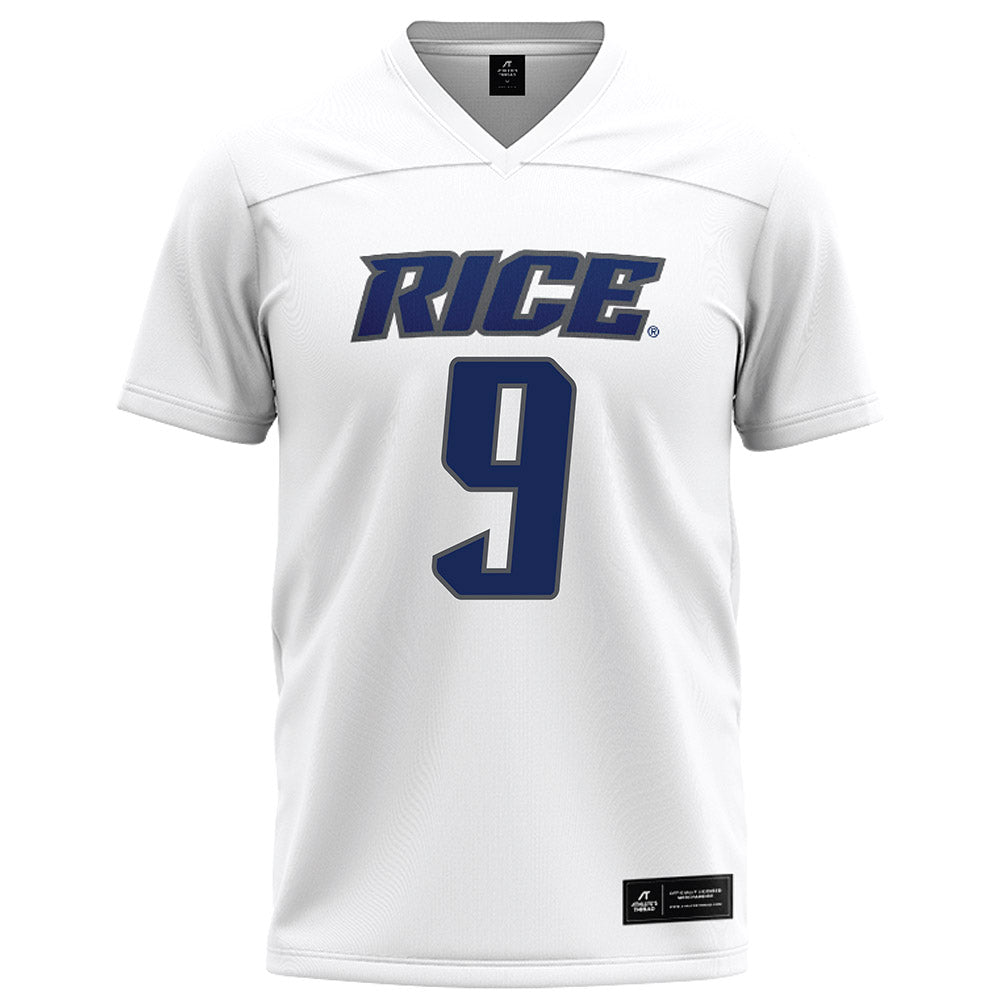 Rice - NCAA Football : Preston Zinter - White Football Jersey-0