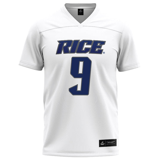 Rice - NCAA Football : Preston Zinter - White Football Jersey-0