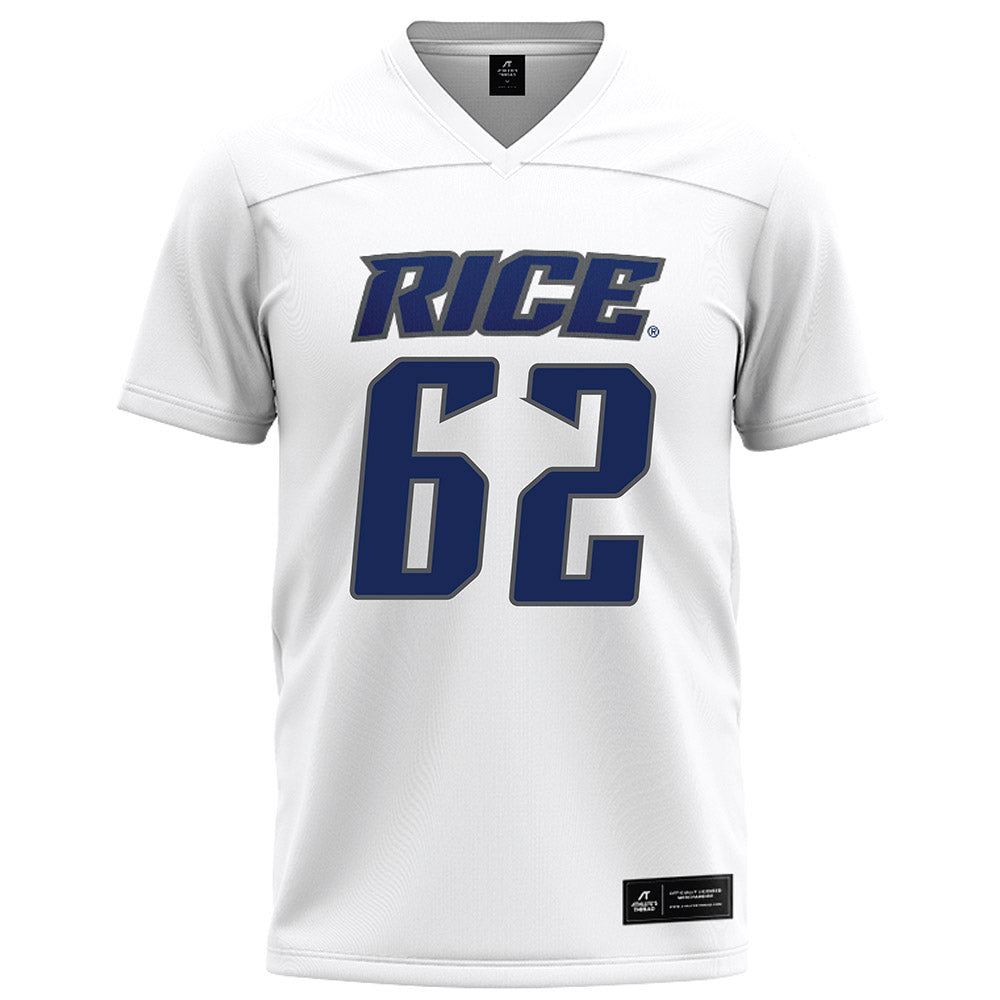 Rice - NCAA Football : Cullen Witt - White Football Jersey-0