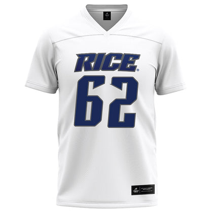 Rice - NCAA Football : Cullen Witt - White Football Jersey-0