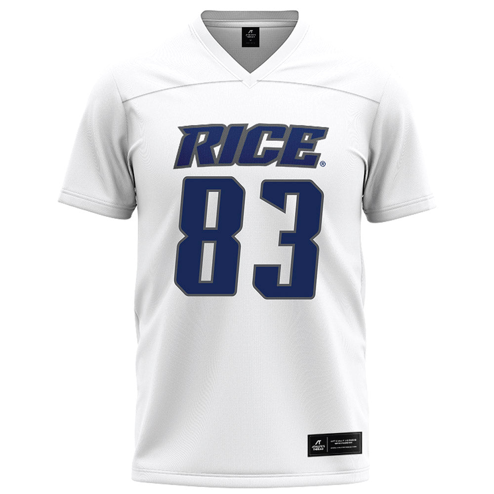 Rice - NCAA Football : Jackson Ranucci - White Football Jersey-0