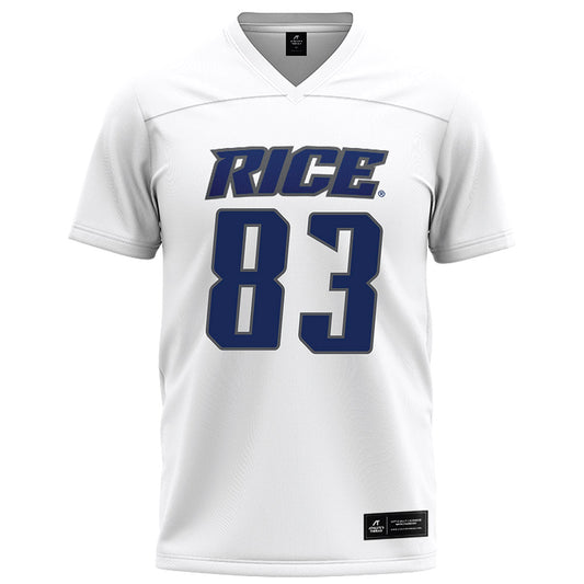 Rice - NCAA Football : Jackson Ranucci - White Football Jersey-0