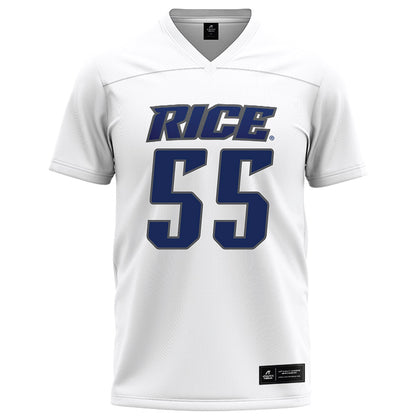 Rice - NCAA Football : CJ Witten - White Football Jersey-0