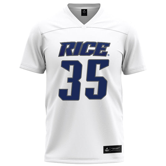 Rice - NCAA Football : Elijah Brown - White Football Jersey-0
