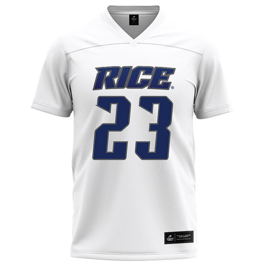 Rice - NCAA Football : Michael Amey III - White Football Jersey-0