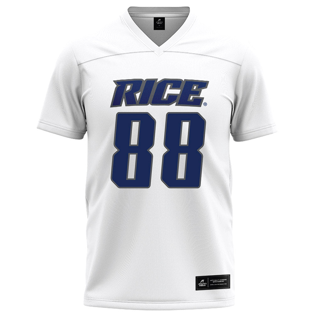 Rice - NCAA Football : Keenan Arcega-Whiteside - White Football Jersey-0