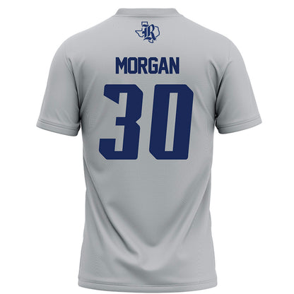Rice - NCAA Football : Carson Morgan - Grey Football Jersey-1
