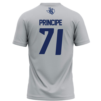 Rice - NCAA Football : Cole Principe - Grey Football Jersey-1