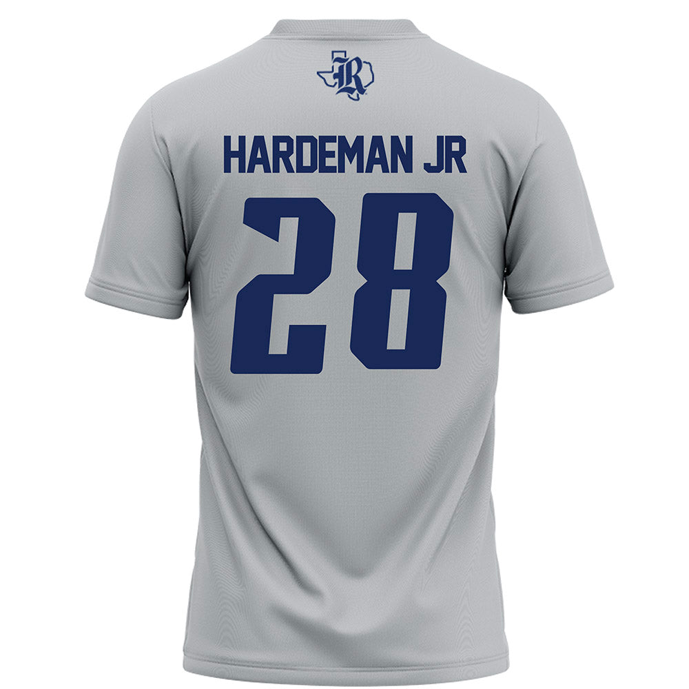 Rice - NCAA Football : D'Andre Hardeman Jr - Grey Football Jersey-1