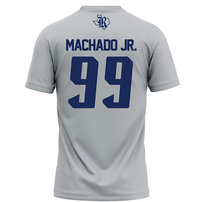 Rice - NCAA Football : Jesus Machado Jr. - Grey Football Jersey-1