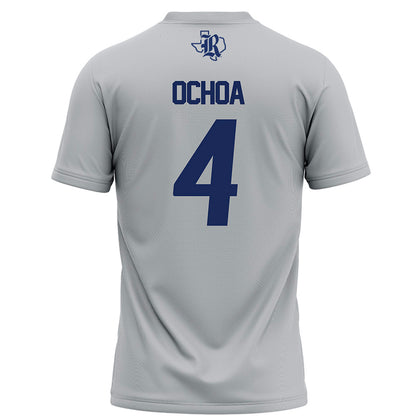Rice - NCAA Football : Gael Ochoa - Grey Football Jersey-1
