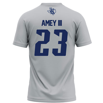 Rice - NCAA Football : Michael Amey III - Grey Football Jersey-1