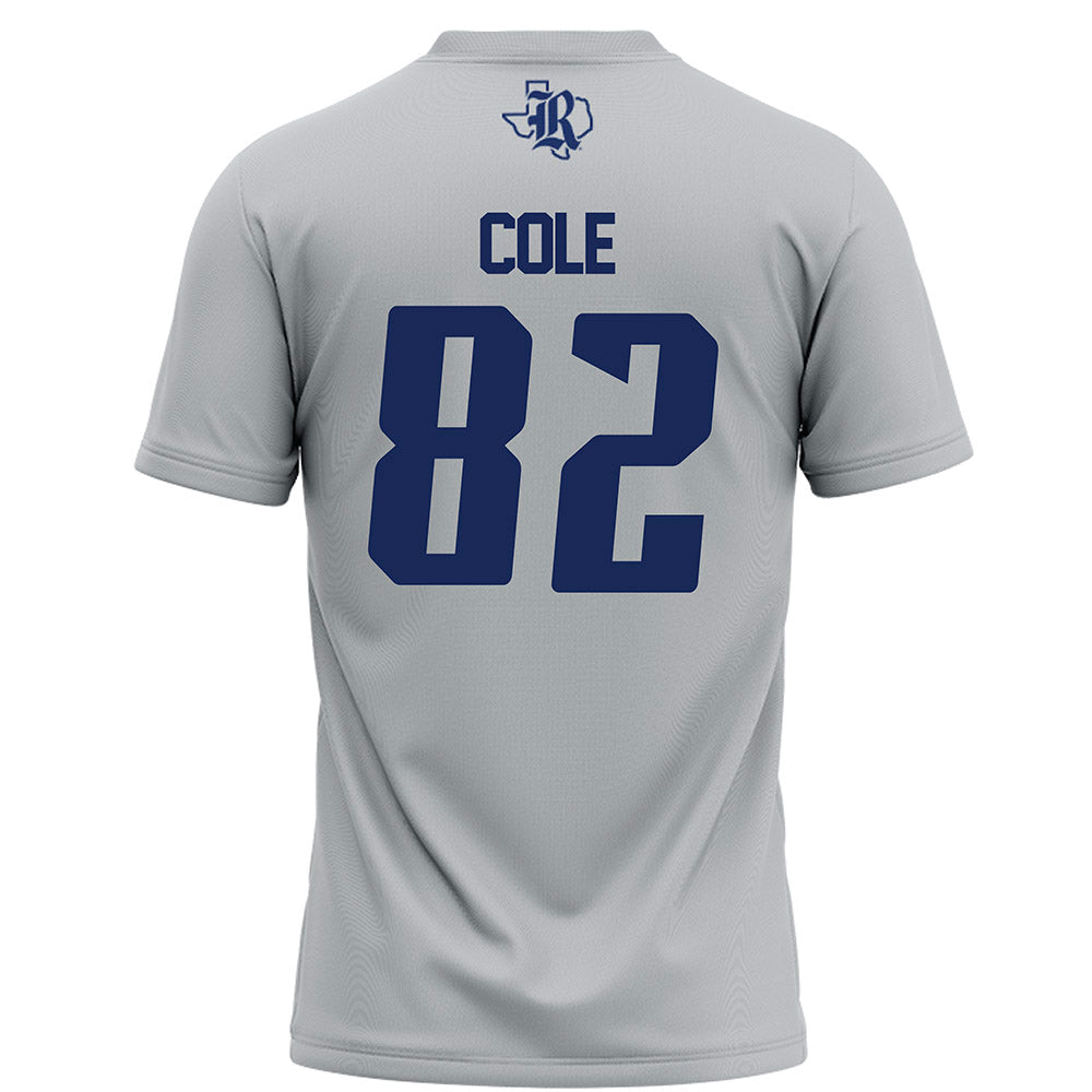 Rice - NCAA Football : Colton Cole - Grey Football Jersey-1
