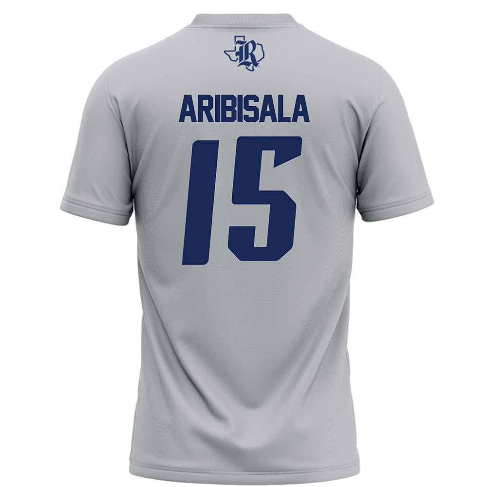 Rice - NCAA Football : Matthew Aribisala - Grey Football Jersey-1