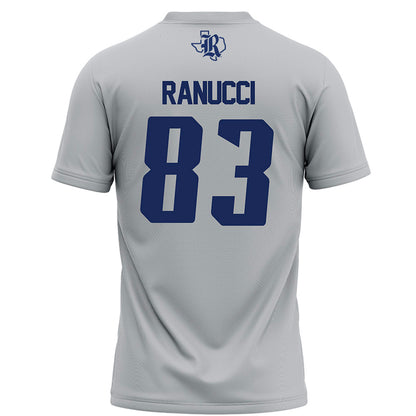 Rice - NCAA Football : Jackson Ranucci - Grey Football Jersey-1