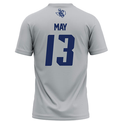 Rice - NCAA Football : Tariq May - Grey Football Jersey-1